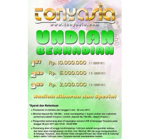 Promo Undian Berhadiah | Togel Indonesia | Togel Singapore